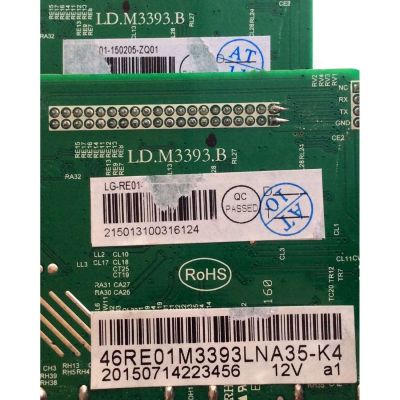 MAIN PARA TV RCA / NUMERO DE PARTE 46RE01M3393LNA35-K4 / LD.M3393.B / LG-RE01-150205-ZQ01 / 0205-ZQ01 12800 / PANEL DJ460HJS4306-12V / MODELO LED46C45RQ - Imagen 2